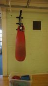 * Pro Box Wall Mounted Punch Bag and Box of Various Gloves etc. Please note Collection of this lot