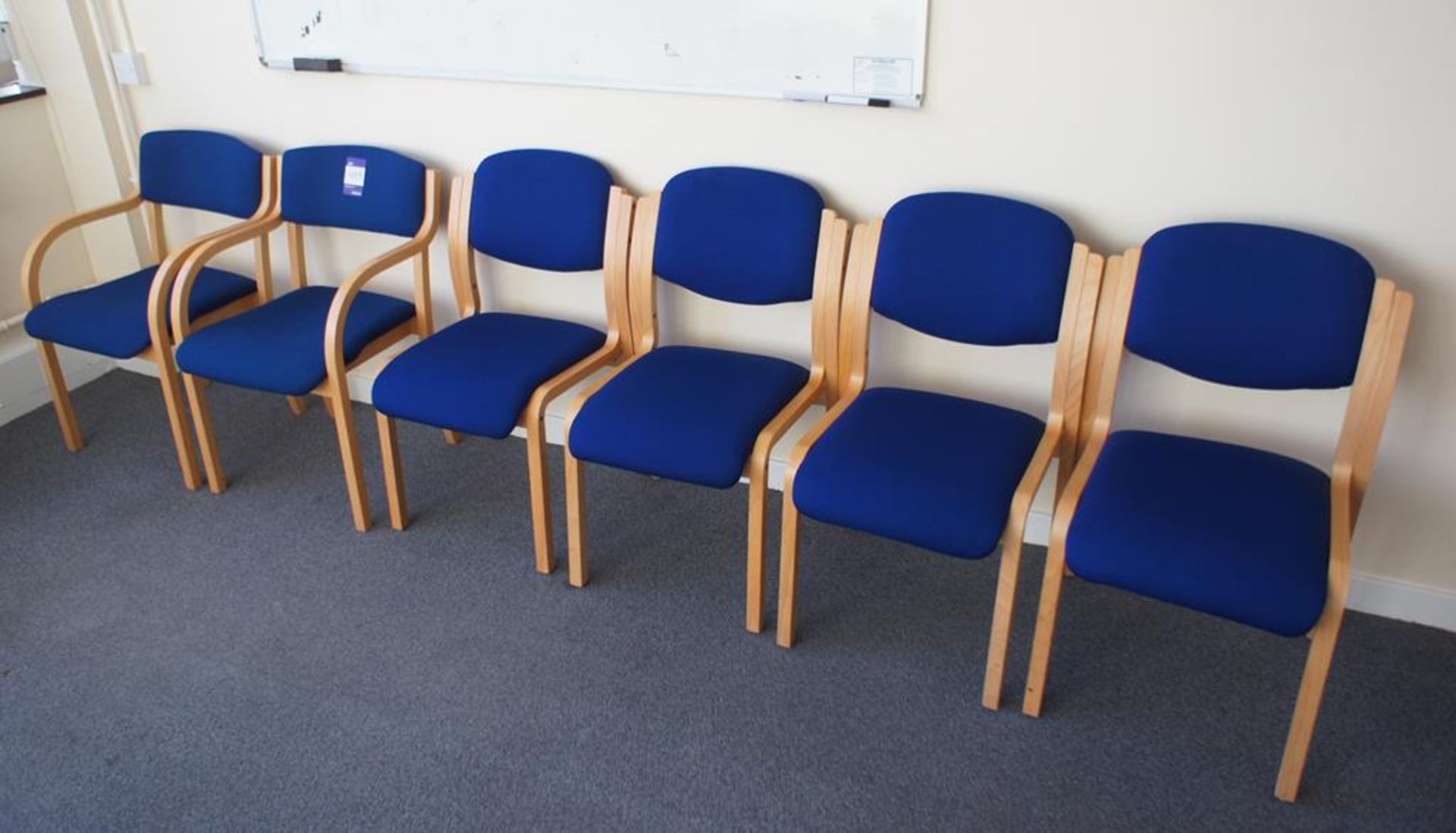 * 6 x Various Upholstered Meeting Chairs Photographs are provided for example purposes only and do - Image 3 of 3