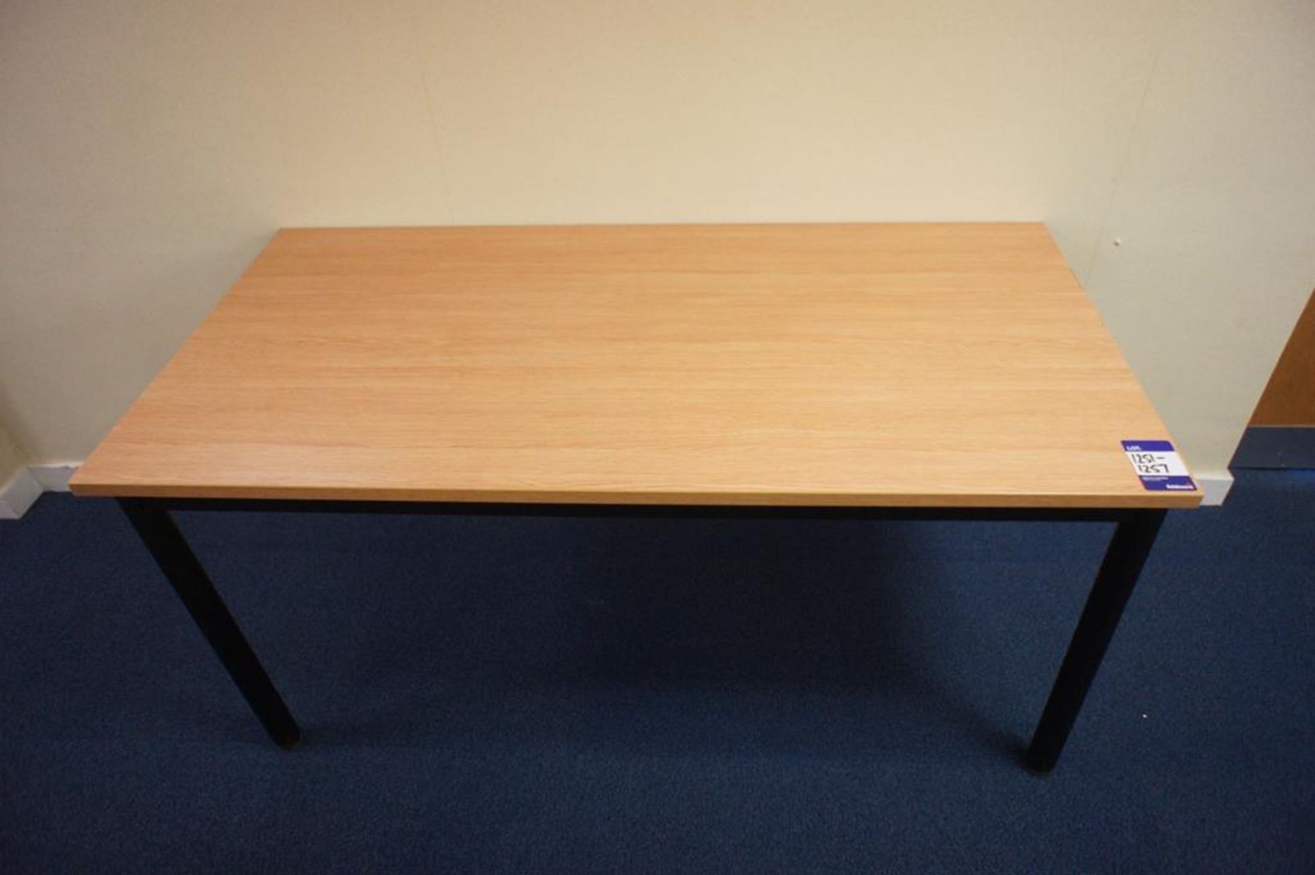 * Oak Effect Office Table 1500 x 750 Photographs are provided for example purposes only and do not - Image 2 of 3