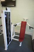 * pulsestar Fitness Seated Shoulder Press Weight Lifting Machine, Max Weight 100Kg. Please note