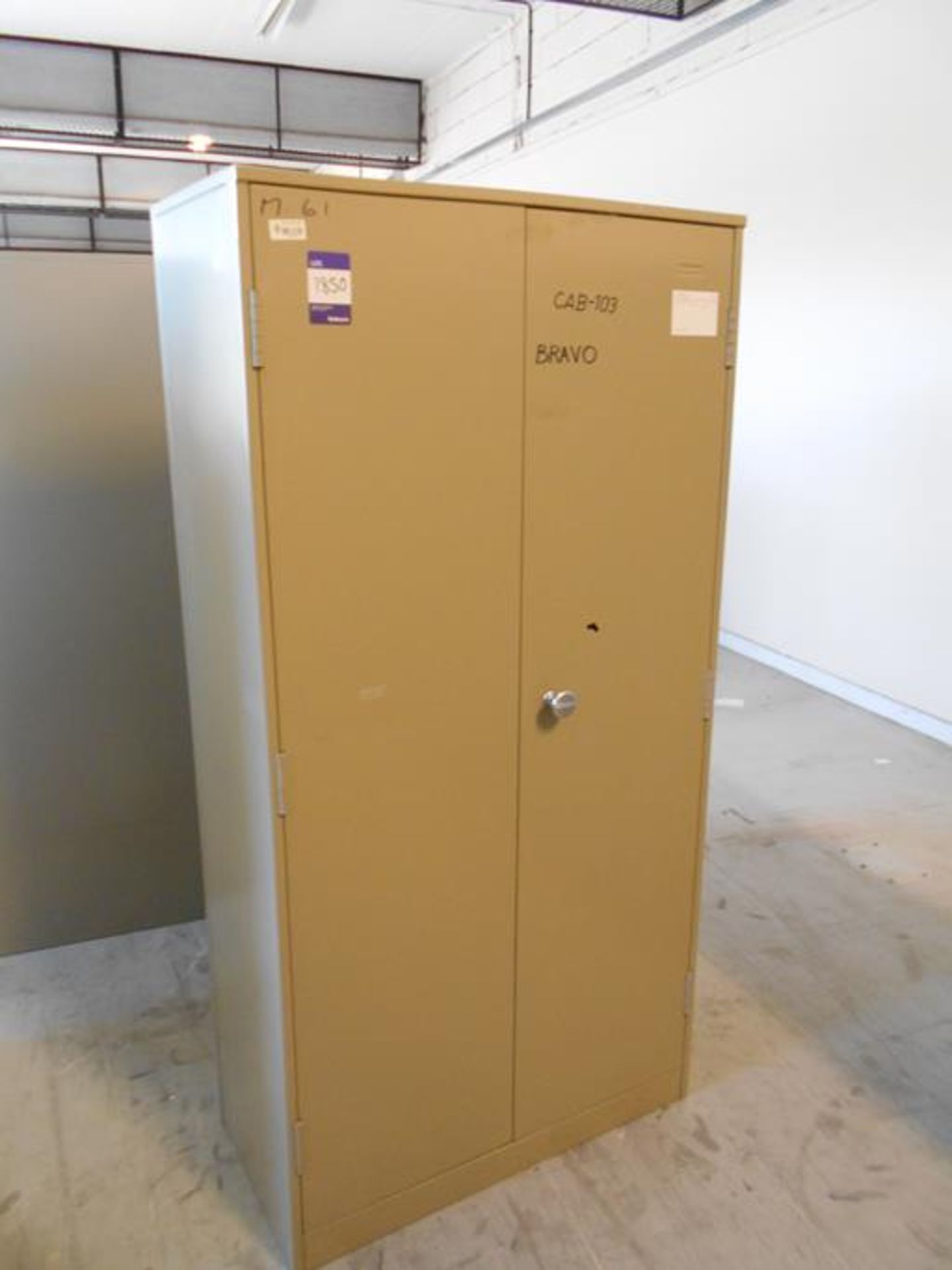 * Heavy Duty Steel secure Double Door Cabinet 1830 x 920 x 450 Photographs are provided for