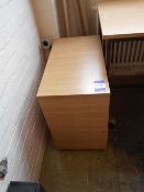 * 3 Oak Effect 3 Drawer Office Pedestals Photographs are provided for example purposes only and do