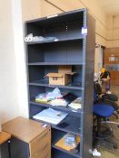 * 3 Bays Metal Shelving each bay 2200 x 930 Photographs are provided for example purposes only and