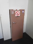* Heavy Duty Single Door Office Cabinet 1530 x 600 x 400 Photographs are provided for example