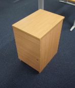 * Oak Effect Desk High Pedestal 800mm Deep Photographs are provided for example purposes only and do