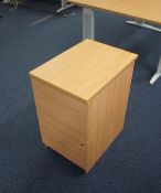 * Oak Effect Desk High Pedestal 800mm Deep Photographs are provided for example purposes only and do