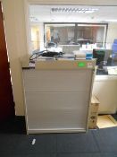 * Flexiform Single Tambour Door Office Cabinet 1200 x 1000 x 500 Photographs are provided for