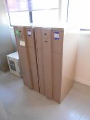 * 2 Heavy Duty Metal 4 Drawer Filing Cabinets Photographs are provided for example purposes only and