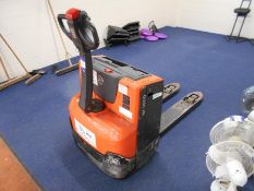 * BT Line 200 Electric Pallet Truck chassis No 6090717. This lot is Buyer to Remove. Collection of