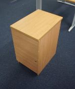 * Oak Effect Desk High Pedestal 800mm Deep Photographs are provided for example purposes only and do