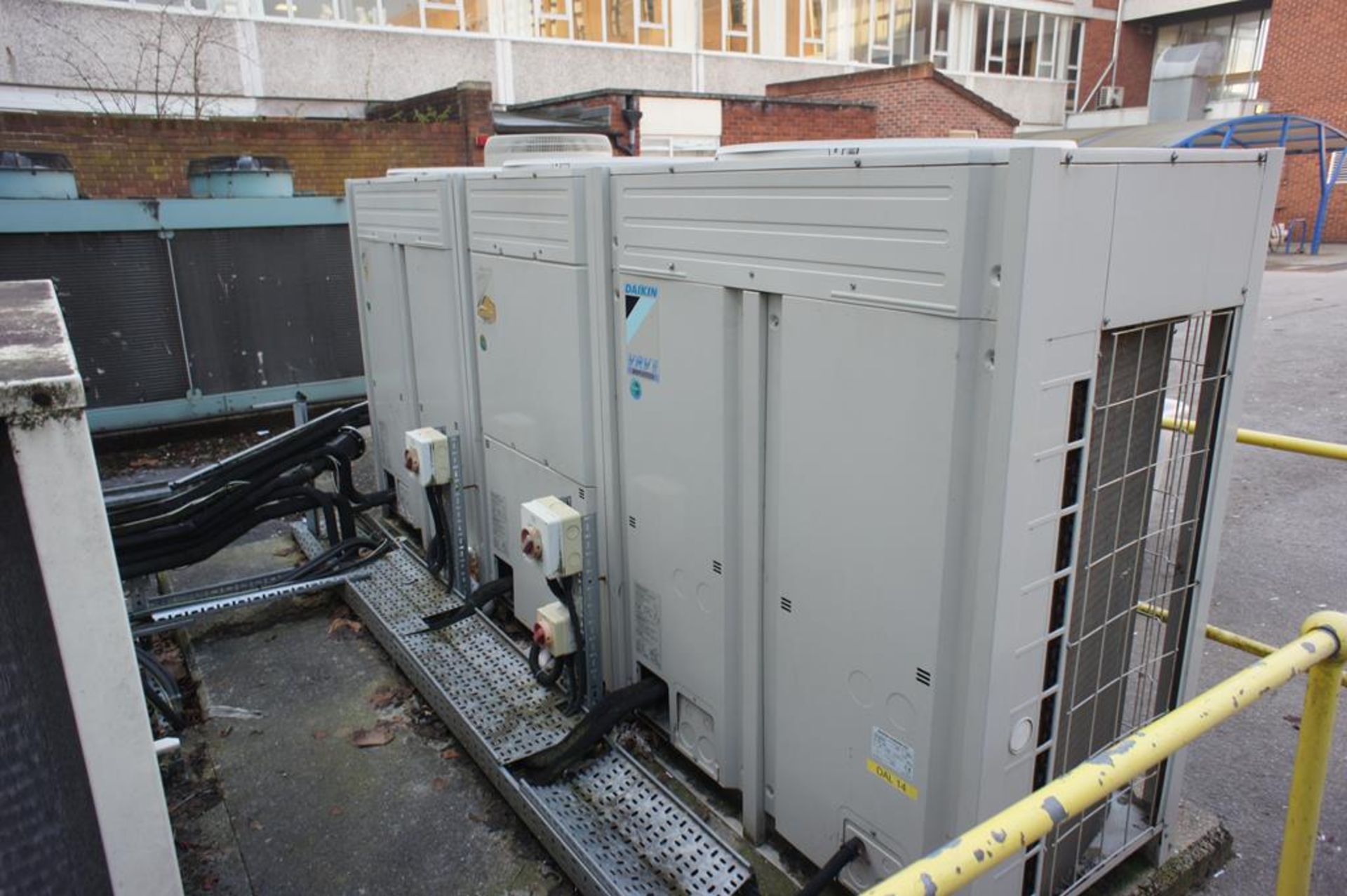 3 Daikin RXYQ16M9W1B Chiller Units, Year 2005. This Lot is Buyer to Remove. Please note that a - Image 7 of 12