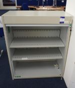 * 2 Flexiform Single Tambour Door Office Cabinets 1220x1000x500mm Photographs are provided for