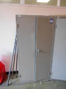 * 2 Door Metal Workshop Cabinet 1830 x 920 x 460 Photographs are provided for example purposes