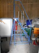 Six Step Mobile Warehouse Ladders