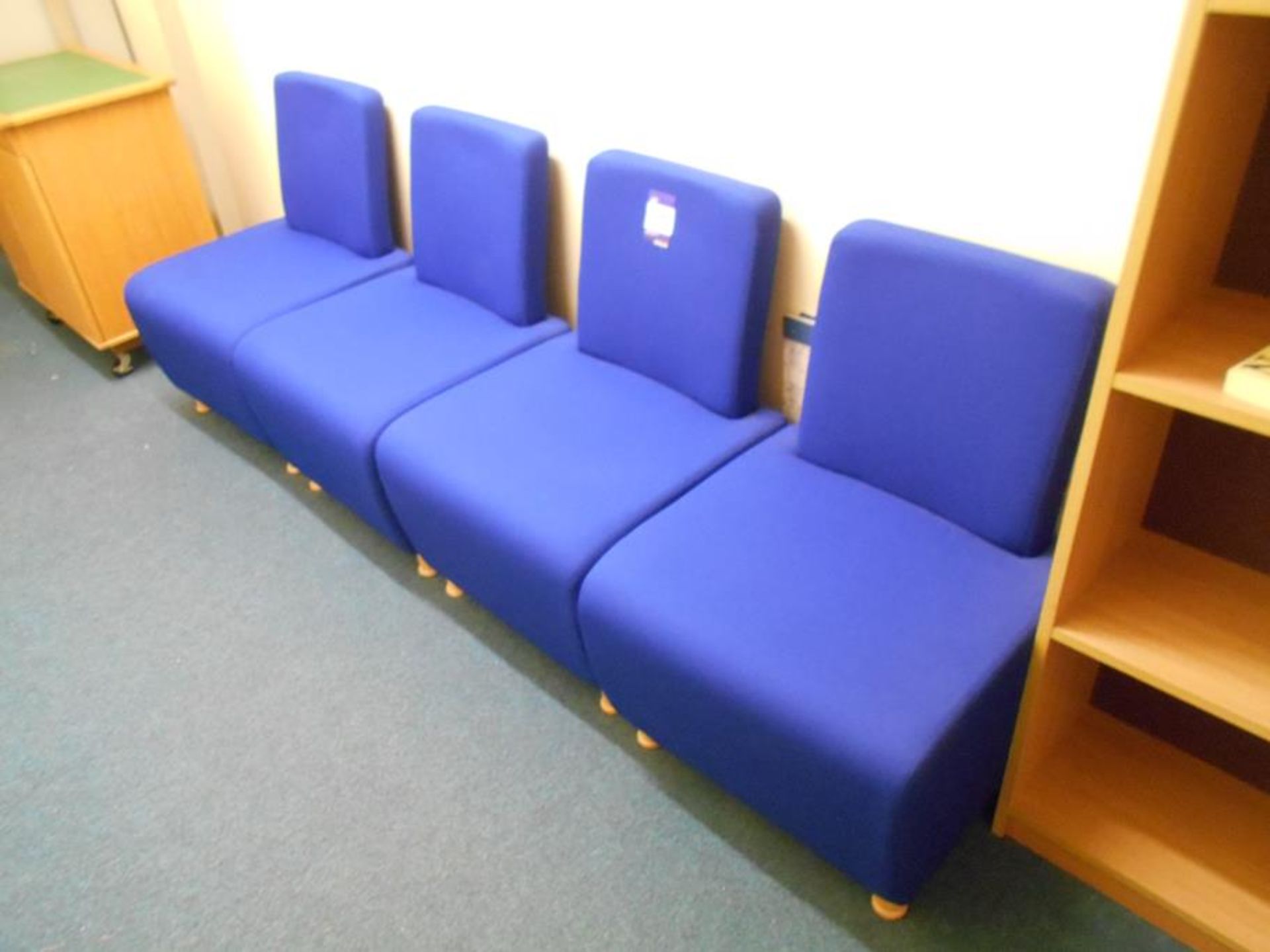* 4 Upholstered Waiting Room Chairs Photographs are provided for example purposes only and do not - Image 2 of 2