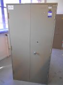 * Heavy Duty Steel secure Double Door Cabinet 1830 x 920 x 450 Photographs are provided for