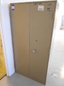 * Heavy Duty Steel secure Double Door Cabinet 1830 x 920 x 450 Photographs are provided for