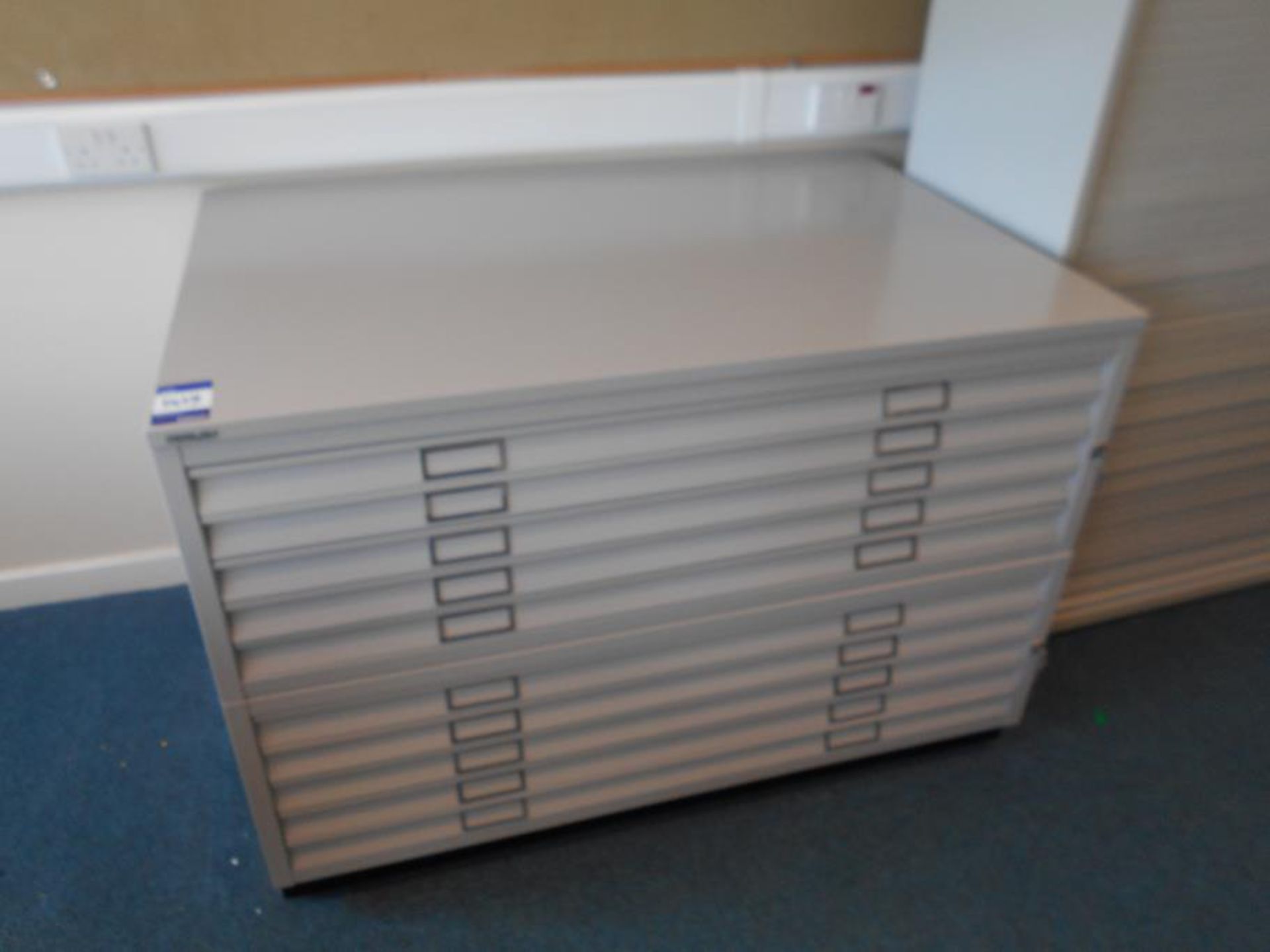 * Bisley Metal 10 Drawer Plan Chest 1360 x 930 x 920 Photographs are provided for example purposes