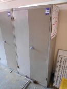 * 2 Door Metal Workshop Cabinet 1830 x 920 x 461 Photographs are provided for example purposes