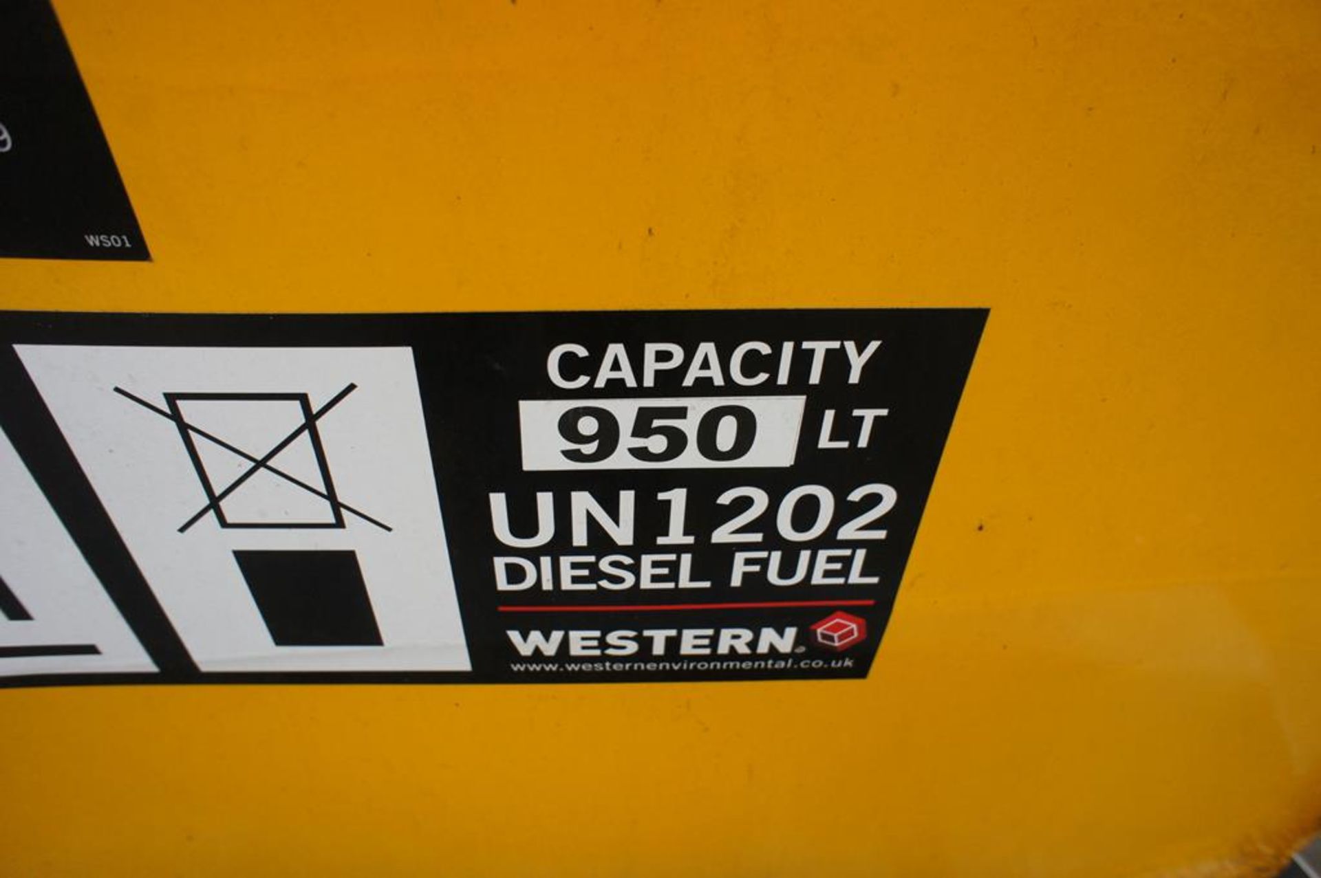 Western 210A Towable Fuel Bowser, 950Lts Capacity, serial number: 4379/0/1495, Year 2012. Contents - Image 5 of 10