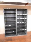 * 2 Bays of Adjustable Office Shelving with Adjustable Shelves 2200 x 940 x 620 each bay Photographs