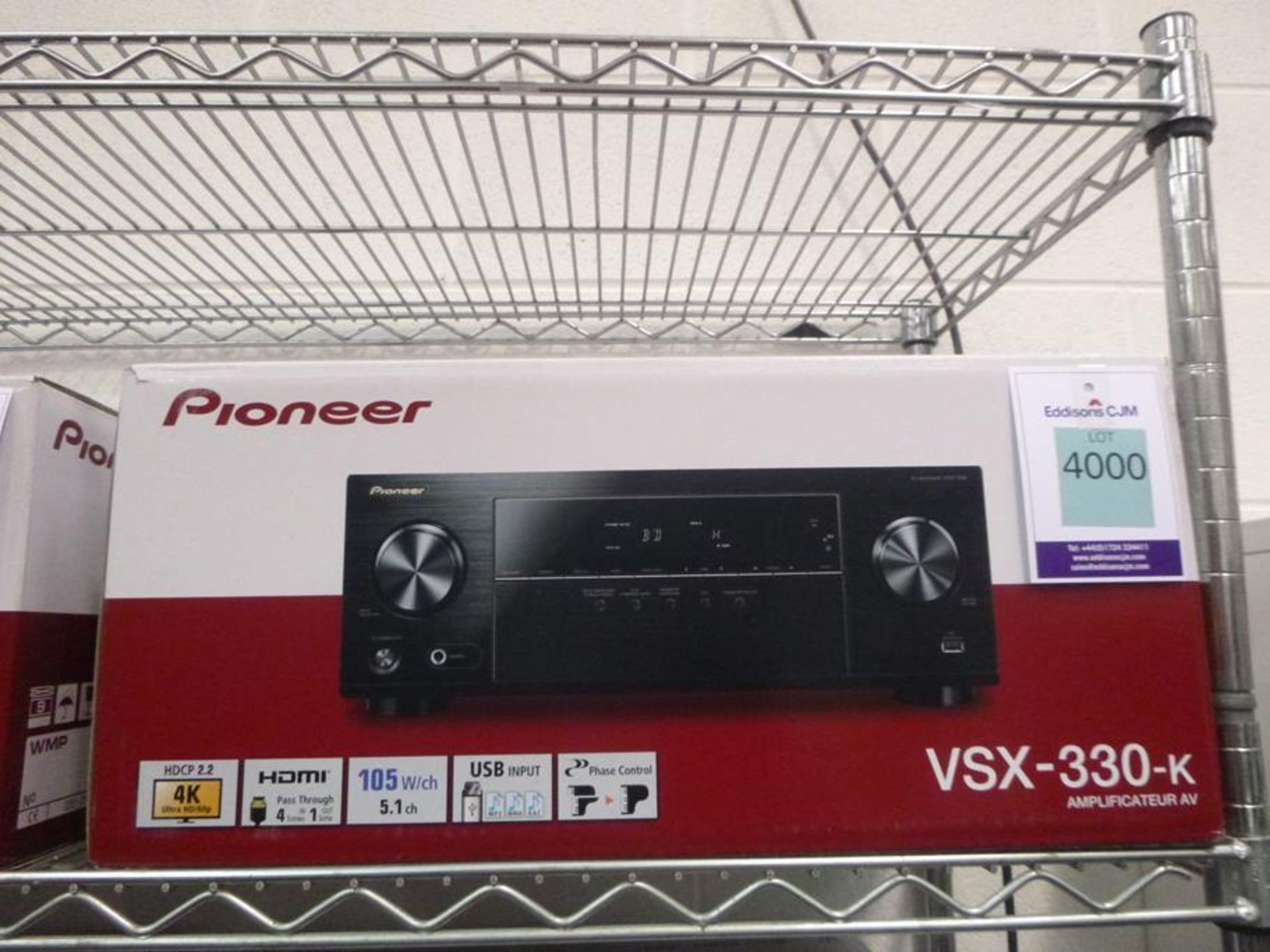 Pioneer VSX-330-K AV Receiver Black