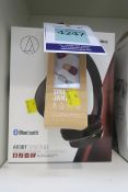 Audio Technica AR3BT SonicFuel Wireless Headphones together with Marley 'Smile Jamaica' In Ear Headp
