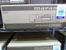 Marantz CD 6006 UK Edition CD Player Black