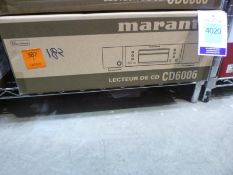 Marantz CD 6006 UK Edition CD Player Black