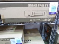 Marantz CD 6006 UK Edition CD Player Black