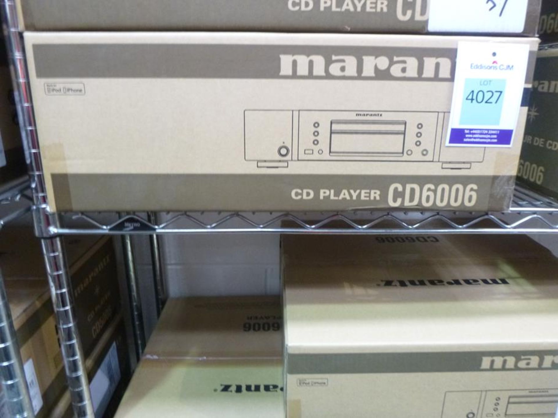 Marantz CD 6006 UK Edition CD Player Black