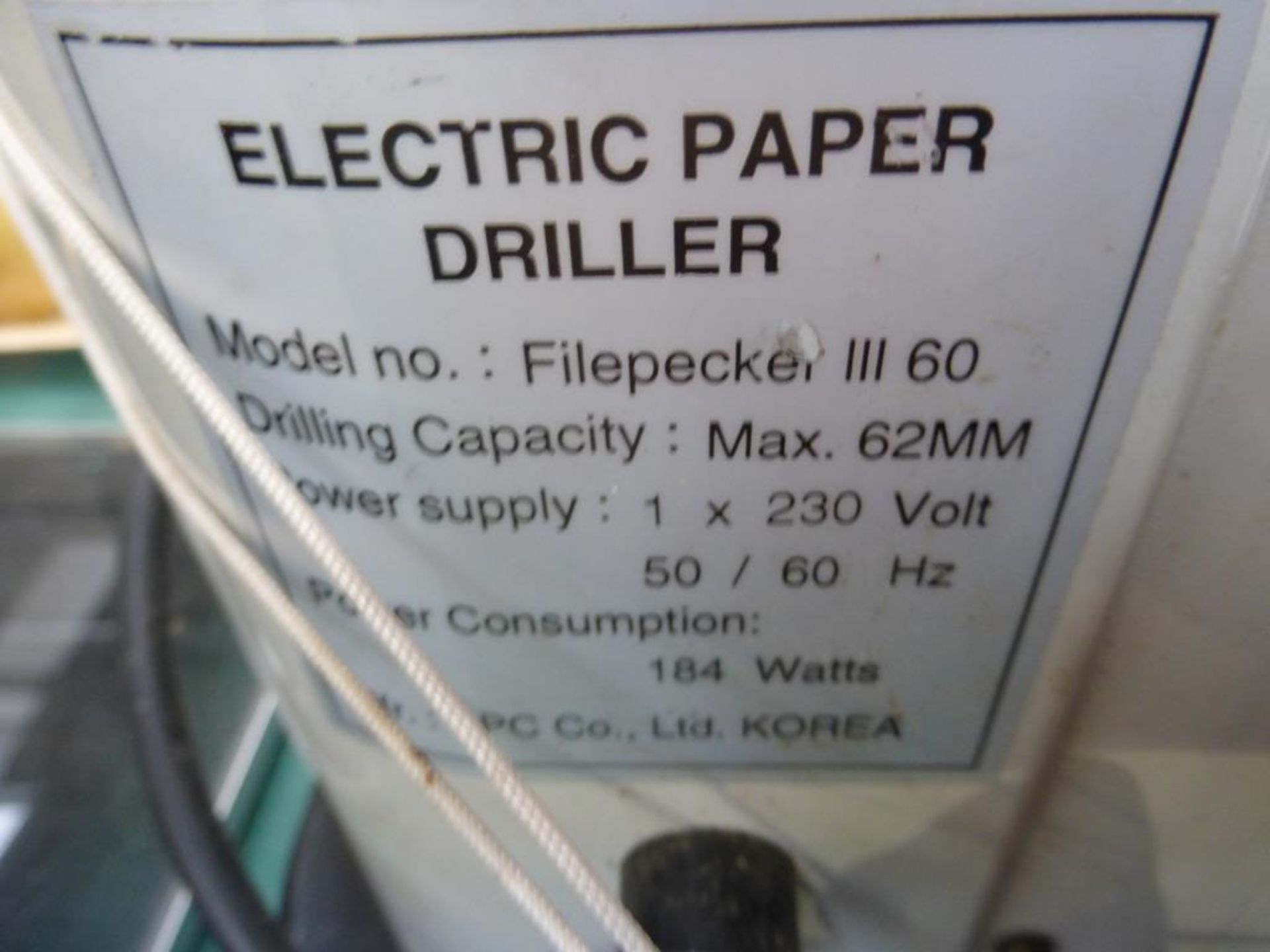 An SPC Filepecker 60 Paperdrill - Image 3 of 4