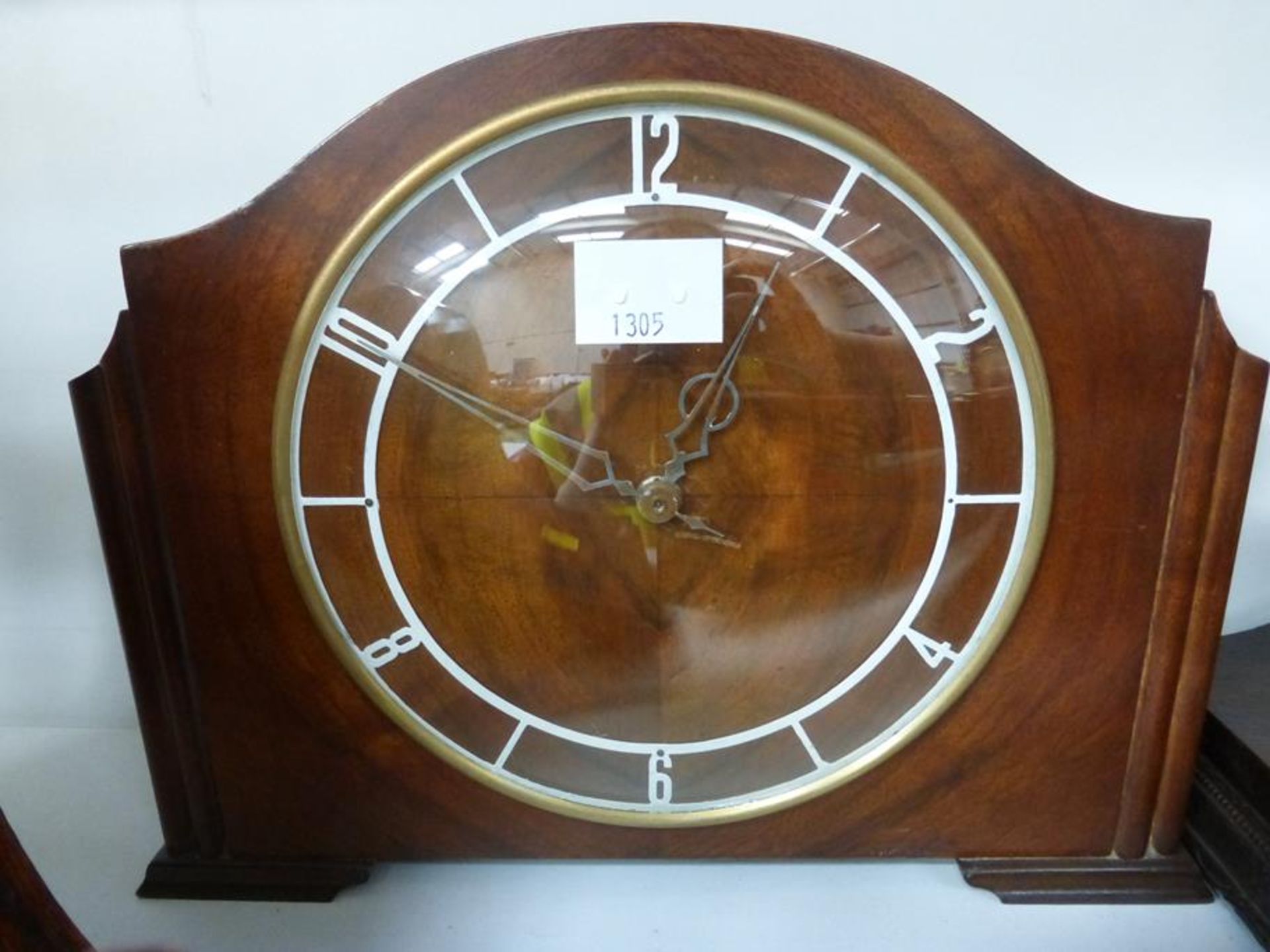 Three Mantle Clocks (one a/f) and two Wall Hanging Clocks (5) (est £30-£50) - Image 3 of 6