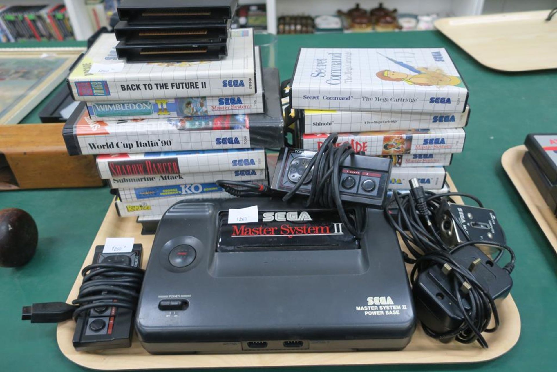 Sega Master System II with Control Pad and Games