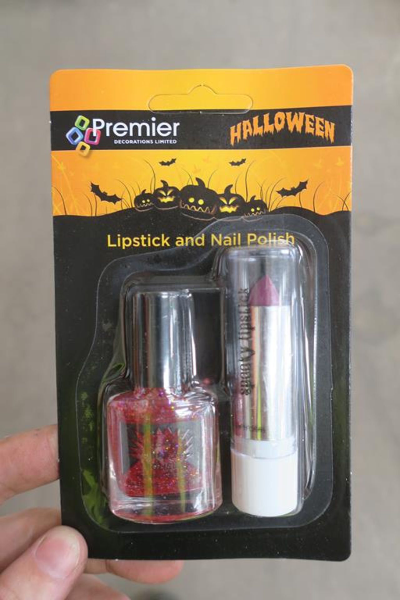 2 x Boxes of Premier Decorations Ltd Halloween Lipstick and Nail Polish - Image 2 of 3