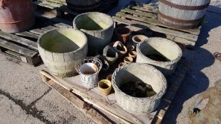 Assorted Concrete Planters