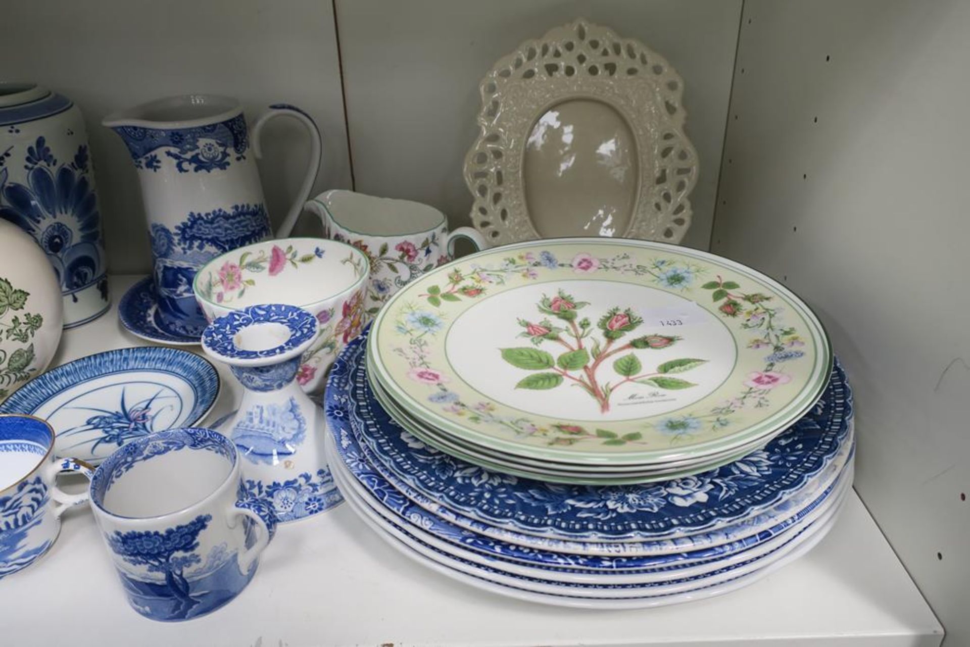 Tow Shelves of Mixed Ceramics - Image 3 of 8