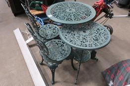 2 x Painted Metal Tables