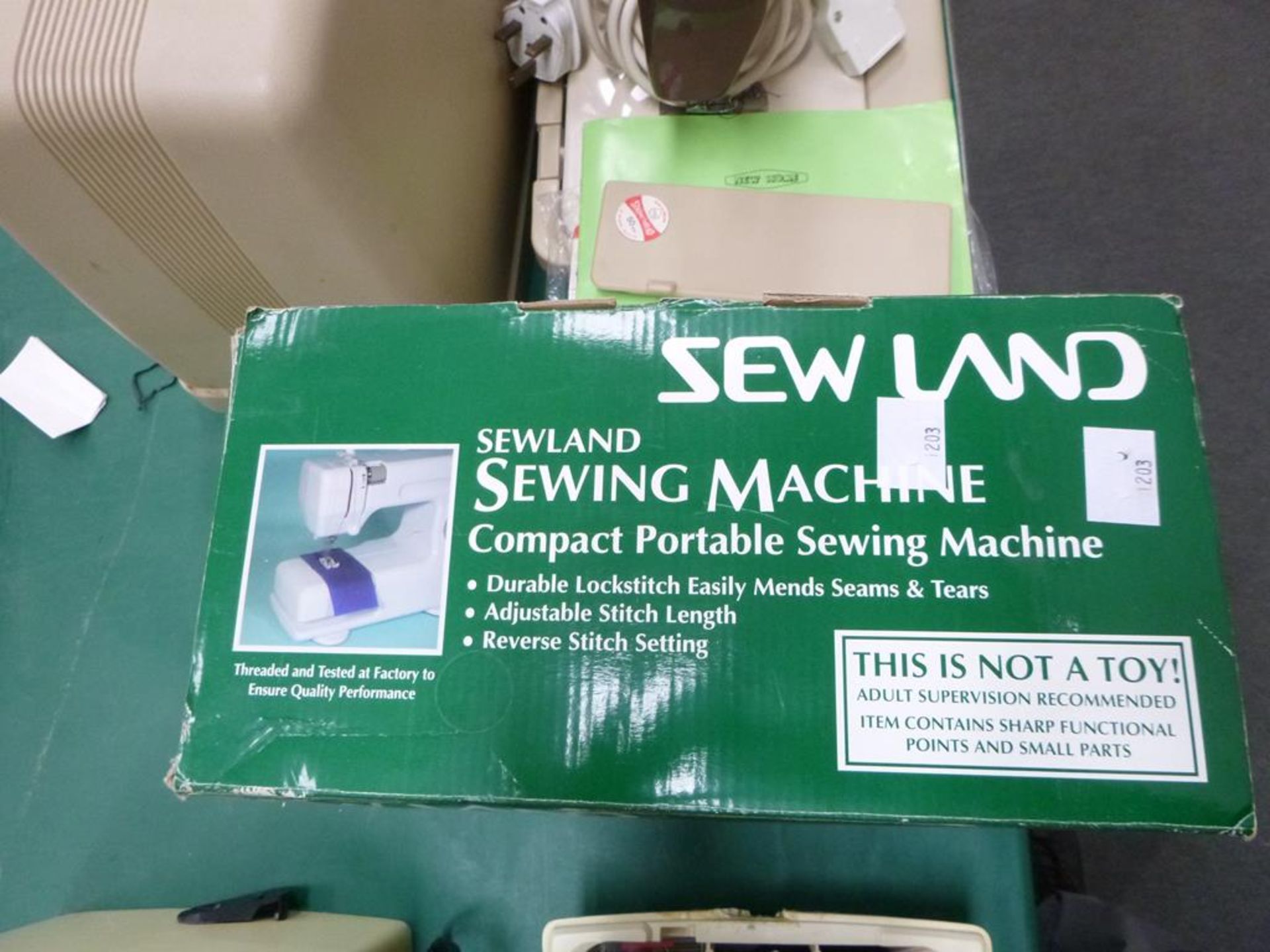 New Home Sewing Machine with Sew Land Sewing Machine - Image 2 of 2