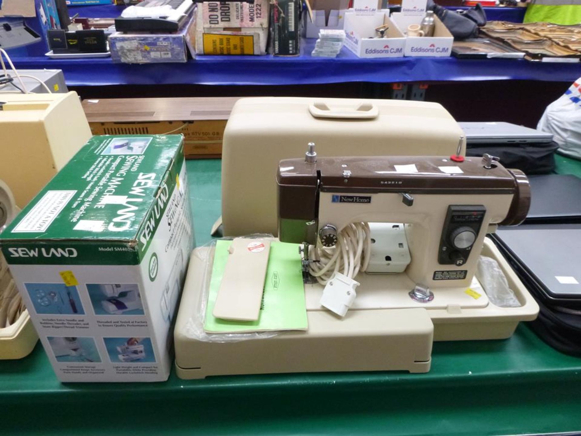 New Home Sewing Machine with Sew Land Sewing Machine