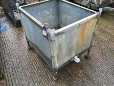 Galvanised Stillage with wheels