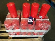 Red Pillar Candles 200/80