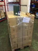 Pallet of Tyrilys Tapered Dinner Candles Green