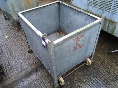 Galvanised Stillage with wheels