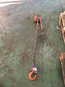 Silverline 3 ton leaver hoist