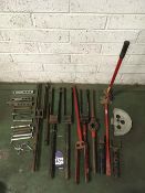 Mixed Lot of Pipe Benders & Cutters