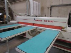 C F Scheer PA5500 Automatic Beam/Panel Saw, Serial