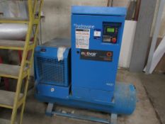 Hydrovane HV07, V07AERD07-4035 S 300, 7.5kw, 8 Bar Receiver Mounded Compressor and Drier, Serial