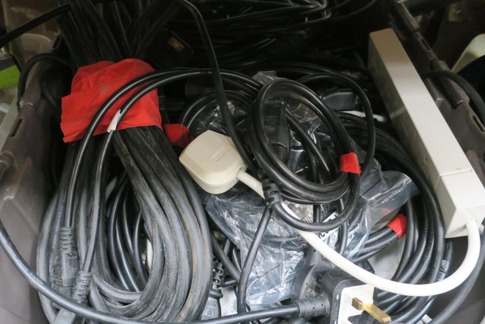 2 x Boxes of Power Cables and Extension Leads - Image 3 of 3