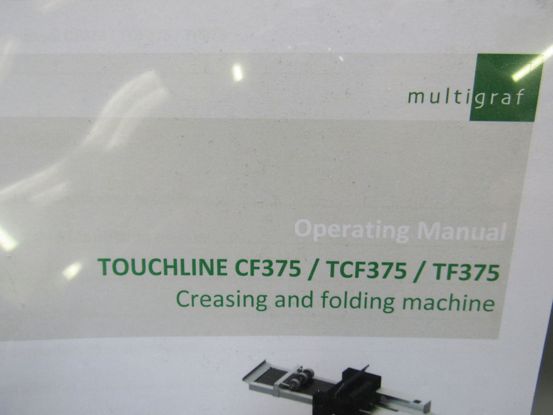 Multigraf Touchline CF375 Folder, Creaser, Product Number 375-502, Serial Number 41239 - Image 3 of 4